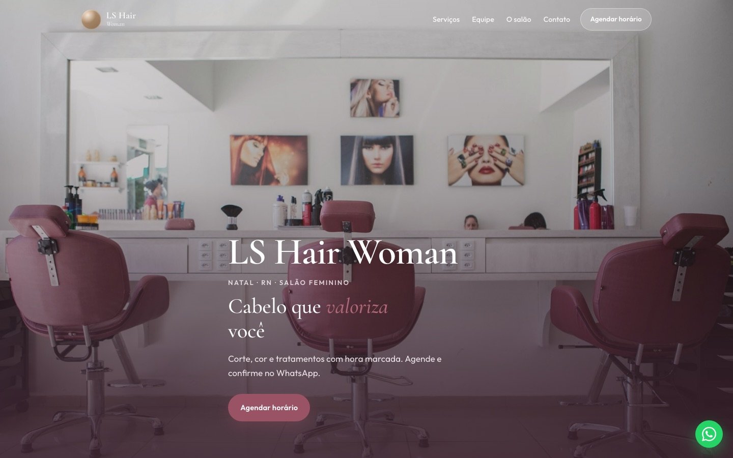 LS Hair Woman no MacBook